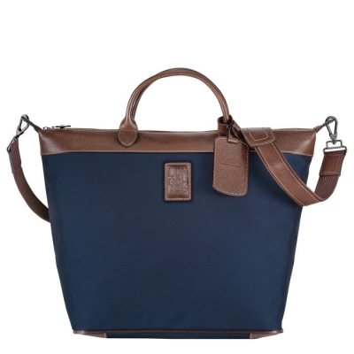 Navy Longchamp Boxford Women's Travel Bags | US-3491JPH