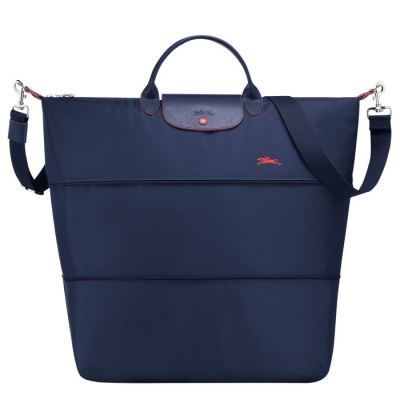 Navy Longchamp Le Pliage Club Women's Travel Bags | US-1562NGM