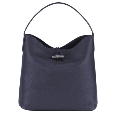 Navy Longchamp Roseau Essential Women's Shoulder Bags | US-7926HNC