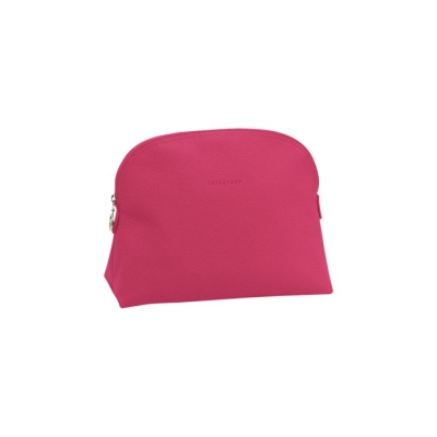 Pink Longchamp Le Foulonné Men's Toiletry Bags | US-8642AVN