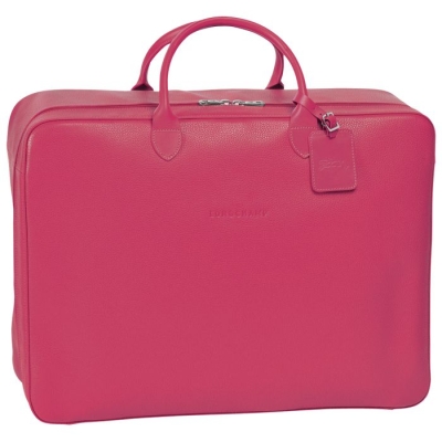 Pink Longchamp Le Foulonné Men's Travel Bags | US-2703XSK