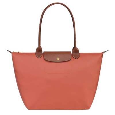 Pink Longchamp Le Pliage Original L Women's Shoulder Bags | US-9820GXO