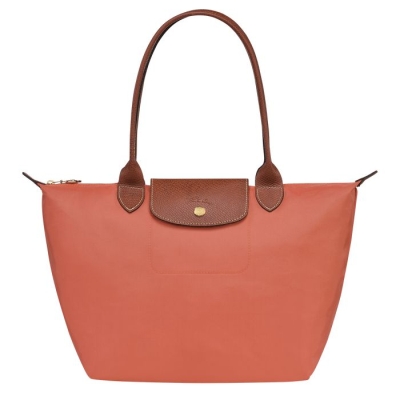 Pink Longchamp Le Pliage Original S Women's Shoulder Bags | US-4389BFZ