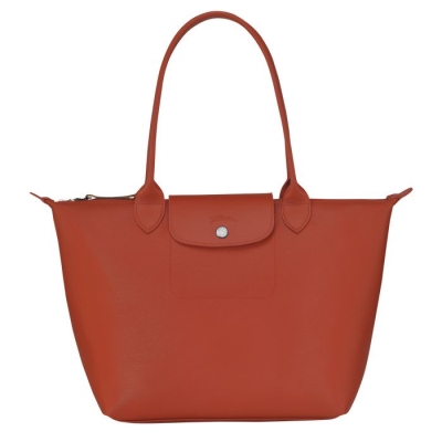 Red Longchamp Le Pliage City S Women's Shoulder Bags | US-7093UEZ