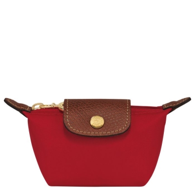 Red Longchamp Le Pliage Original Women's Cardholders & Coin Purses | US-0351MZO